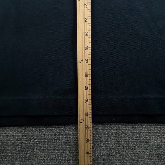 Footjoy FJ Golf Polo Shirt Men XL Athletic Fit Blue Stripe Performance Stretch - Picture 4 of 15